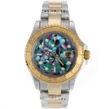 Rolex Yachtmaster Automatica Two Tone Con Puzzle Style MOP Dial