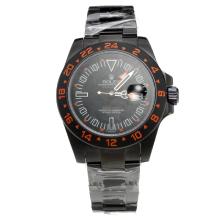 Rolex Explorer II Automatic Full PVD with Black Dial-Orange Markers