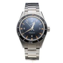 Omega Seamaster Automatic Ceramic Bezel with Black Dial S/S