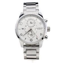 Montblanc Time Walker Automatic with White Dial S/S