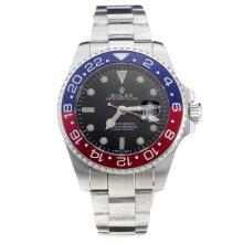 Rolex GMT-Master II Automatic Blue/Red Bezel with Black Dial S/S
