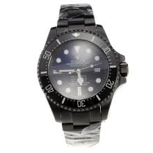 Rolex Sea-Dweller Deepsea Prohunter Swiss ETA 2836 Movement Full PVD Ceramic Bezel with Blue/Black Dial