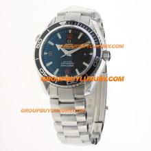 Omega Seamaster Swiss ETA 2836 Movement Orange Markers with Black Dial S/S-Carved Movement