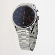 Tag Heuer Working Chronograph Red Markers with Black Dial S/S