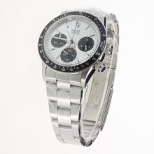 Rolex Daytona Working Chronograph with White Dial S/S-Vintage Edition-4