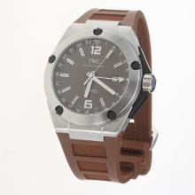 IWC InGenieur Working GMT Automatic with Brown Dial-Rubber Strap