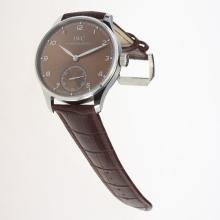 IWC Portuguese Manual Winding with Brown Dial-Leather Strap