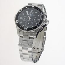 Tag Heuer Aquaracer Big Date Working Chronograph with Black Dial S/S