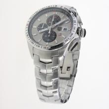 Tag Heuer Carrera Calibre 16 Working Chronograph with Gray Dial S/S