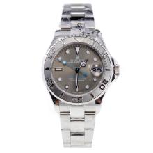 Rolex Yachtmaster Swiss ETA 2836 Movement with Gray Dial S/S