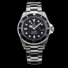 Rolex Submariner Automatic with Black Bezel and Dial S/S