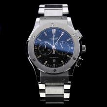 Hublot Big Bang Working Chronograph Stick Markers with Black Dial S/S
