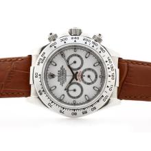Rolex Cosmograph Daytona Di Lavoro Cronografo Quadrante Bianco Con Marcatura Bastone