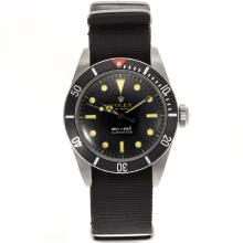 Rolex Submariner Movimento Svizzero Eta 2836 Con Black Nylon Strap-Vintage Edition